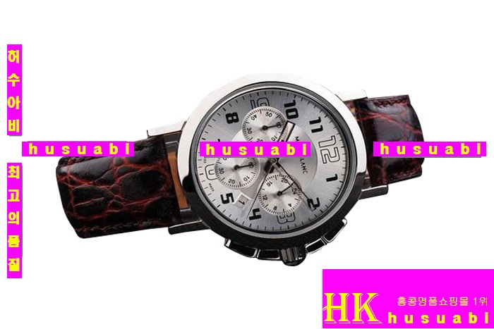  MontBlancαǰ ڽð ׹ Replica MontBlanc Japanese Quartz Movement Brown Leather Strap White Bezel Stainless Men. YC00-039