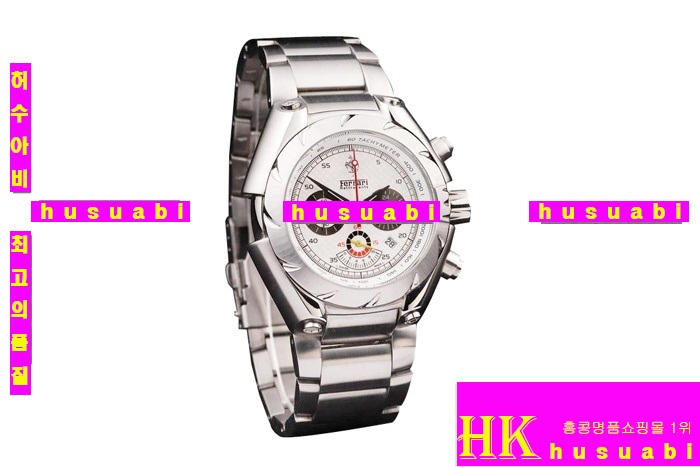  ð Ferrari ǰαð Replica Ferrari Men White Dail Stainless Steel Watchband Japanese Quartz Movement . YC001-25